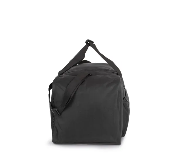 Large sports bag with side compartment
