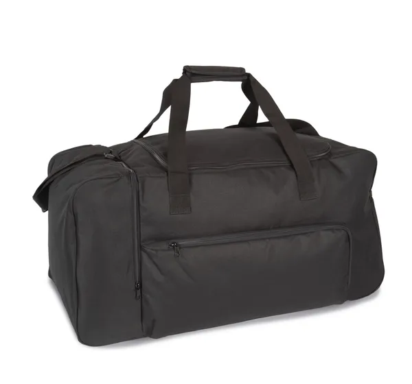 Large sports bag with side compartment