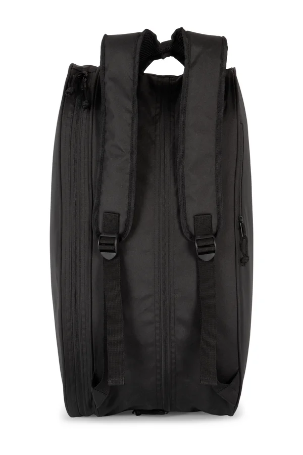 Recycelter Padel-Rucksack mit Schlägerfach Black