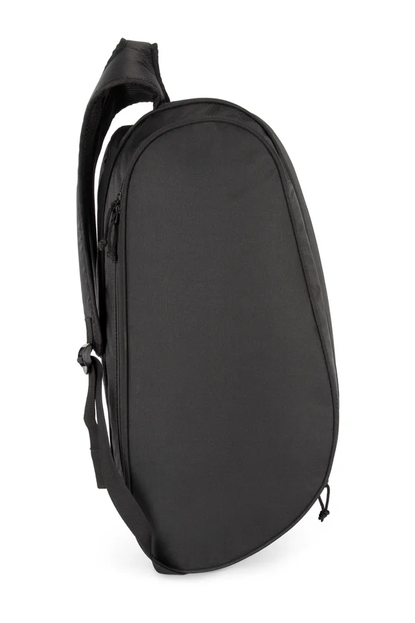 Recycelter Padel-Rucksack mit doppeltem Schlägerfach Black