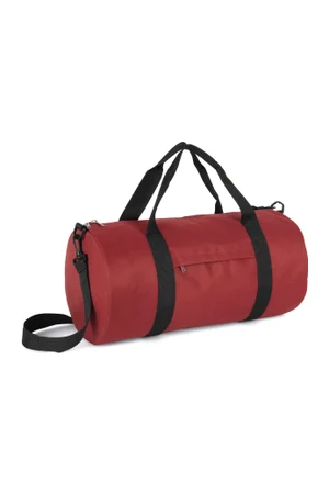 Recycled tube bag with front pocket
