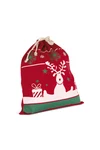 Drawstring bag with Christmas patterns