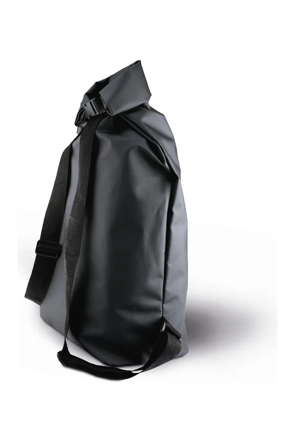 Wasserdichte Roll-Top Barrel-Tasche Black