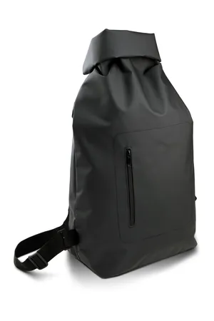 Wasserdichte Roll-Top Barrel-Tasche Black