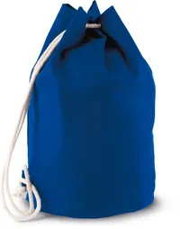 Cotton sailor-style bag with drawstring
