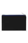 Etui aus Baumwollcanvas - Klein Black / Royal Blue