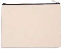 Cotton canvas pouch - large