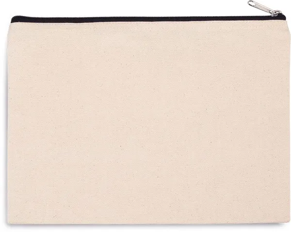 Cotton canvas pouch - large