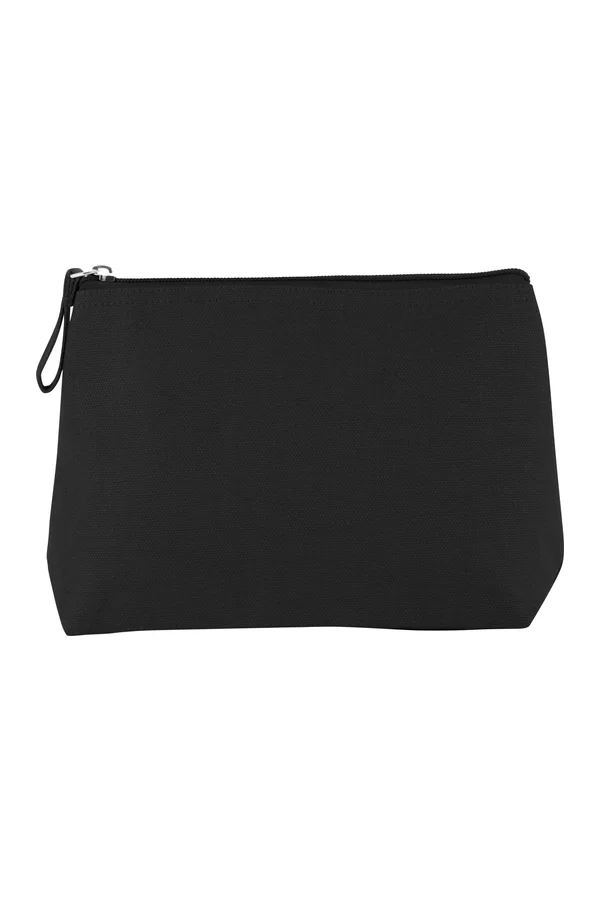 Beutel aus Baumwollcanvas Black