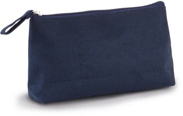 Cotton canvas toiletry bag