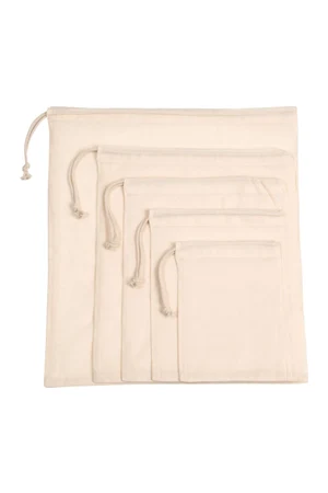 Sliding drawstring in organic cotton