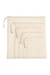 Tasche mit Kordelzug aus Bio-Baumwolle Natural