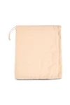 Mesh bag with drawstring carry handle
