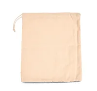 Mesh bag with drawstring carry handle