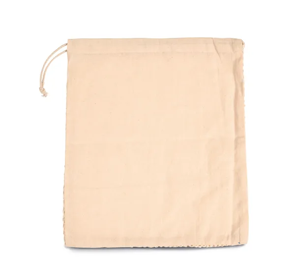Mesh bag with drawstring carry handle