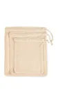 Netztasche mit Kordelzug Natural