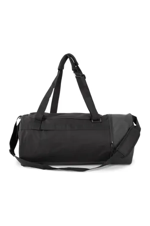 Schlauchförmige Sporttasche mit separatem Schuhfach Black