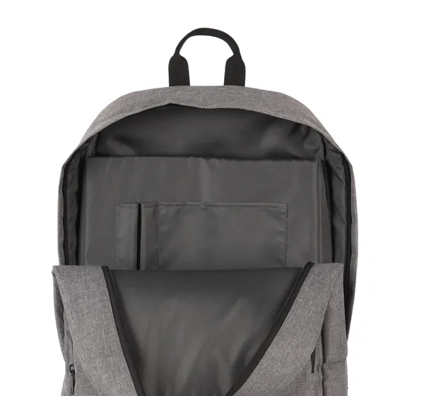 Recycled quilted work backpack