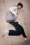 Recycelter, gesteppter Office-Rucksack Graphite Grey Heather