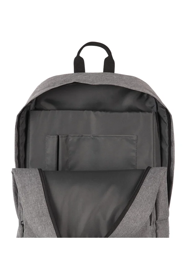 Recycelter, gesteppter Office-Rucksack Graphite Grey Heather
