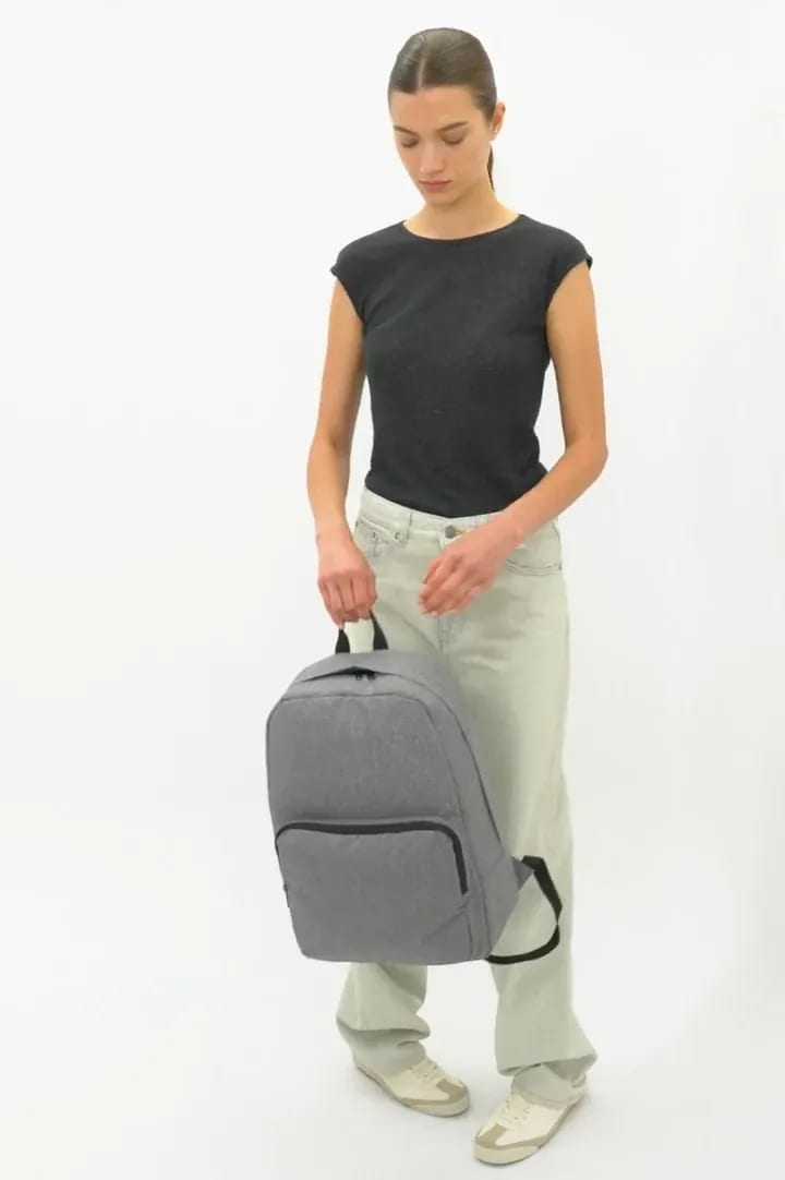 KI0891-Recycled quilted work backpack