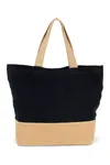 Tasche aus Jutetuch Natural / Washed Black