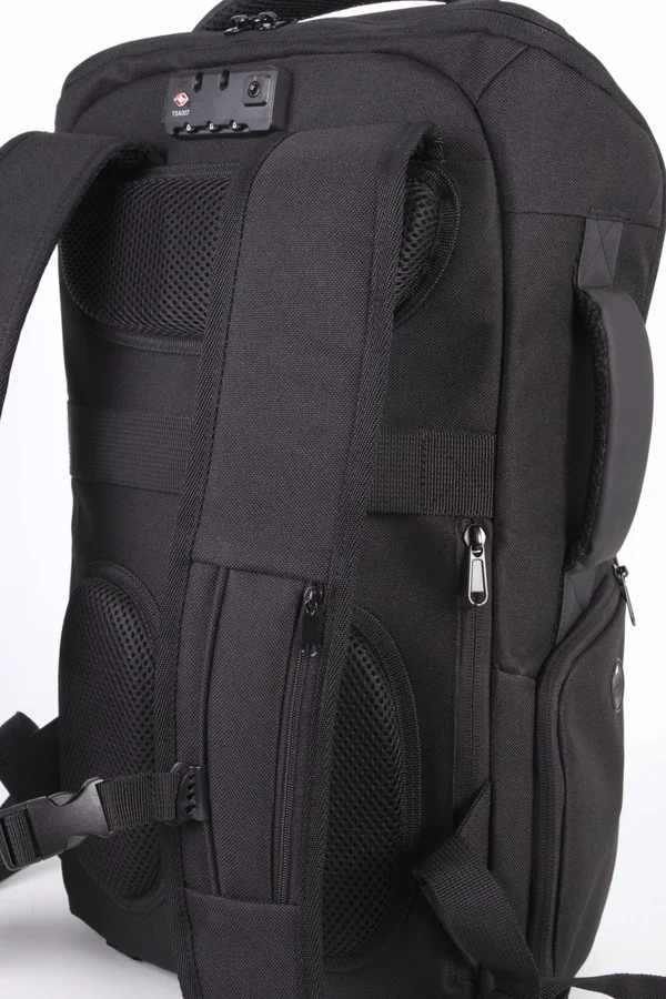 Diebstahlsicherer Rucksack Black
