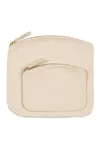 Kleine Tasche mit Reißverschluss Natural