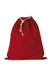 Cotton bag with drawcord closure