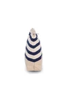 Nautical print accessories pouch