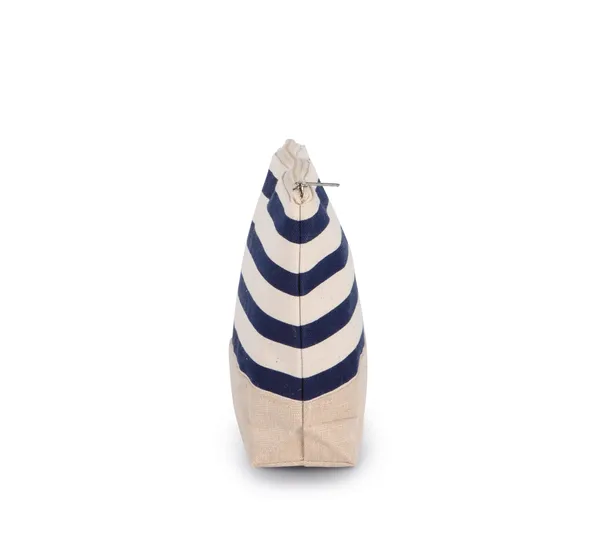 Nautical print accessories pouch