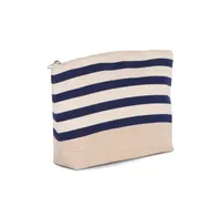 Nautical print accessories pouch