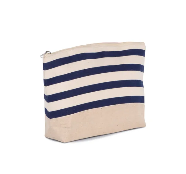 Nautical print accessories pouch