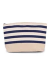 Nautical print accessories pouch