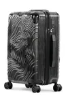 Trolley-Kabinentasche mit vier multidirektionalen Rädern Black