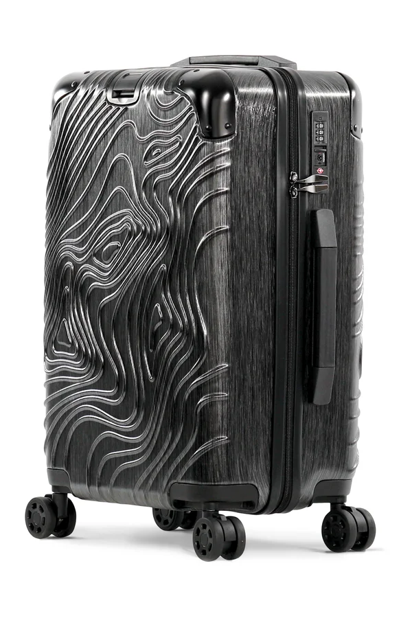 Trolley-Kabinentasche mit vier multidirektionalen Rädern Black