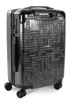 Trolley-Kabinentasche „Geoline“ mit vier multidirektionalen Rädern Black