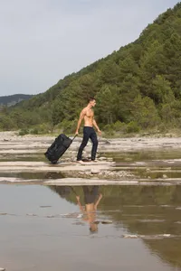 Wasserdichte Trolley-Kabinentasche „Blackline“ – groß