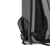 Anti-theft polyester backpack