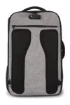 Diebstahlschutz-Rucksack aus Polyester. Graphite Grey Heather / Black