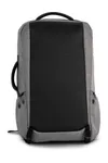 Diebstahlschutz-Rucksack aus Polyester. Graphite Grey Heather / Black