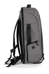 Diebstahlschutz-Rucksack aus Polyester. Graphite Grey Heather / Black