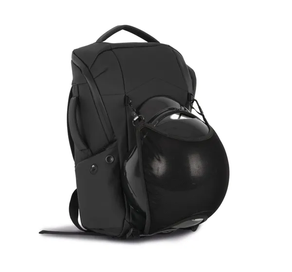 Waterproof anti-theft bag with helmet holder