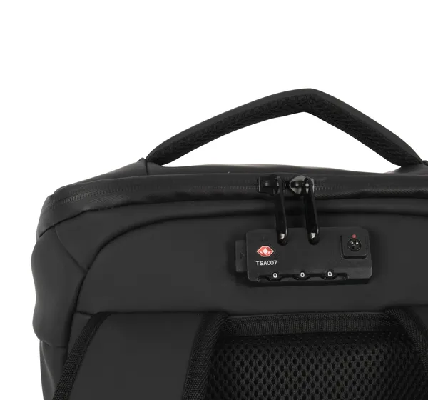 Waterproof anti-theft bag with helmet holder