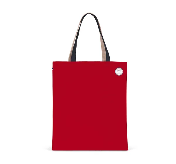 Three-tone shopping bag
