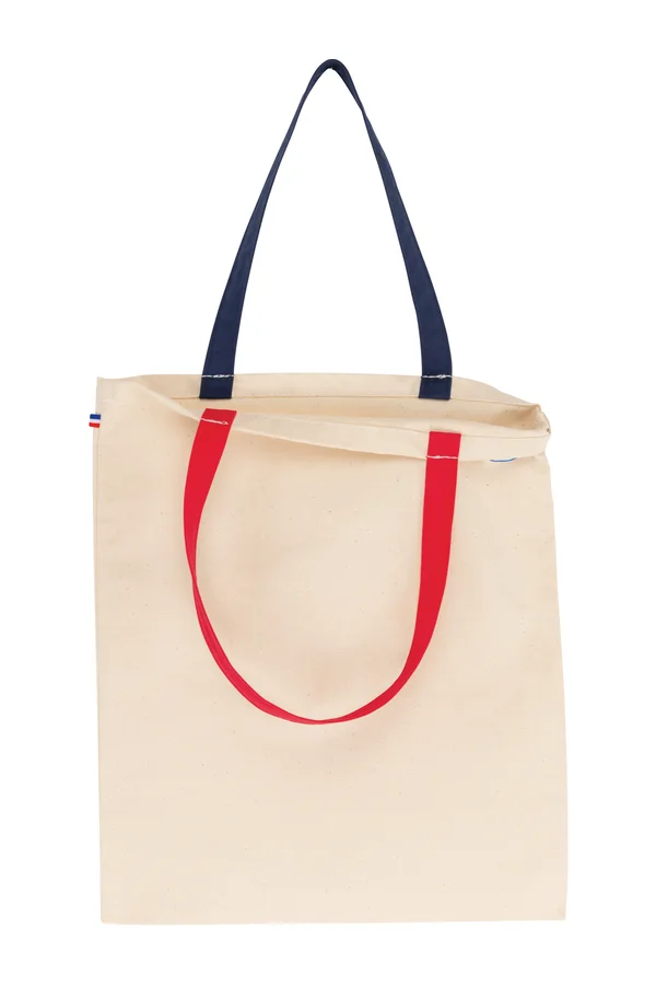 Dreifarbige Shoppingtasche Natural