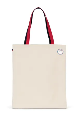 Dreifarbige Shoppingtasche Natural