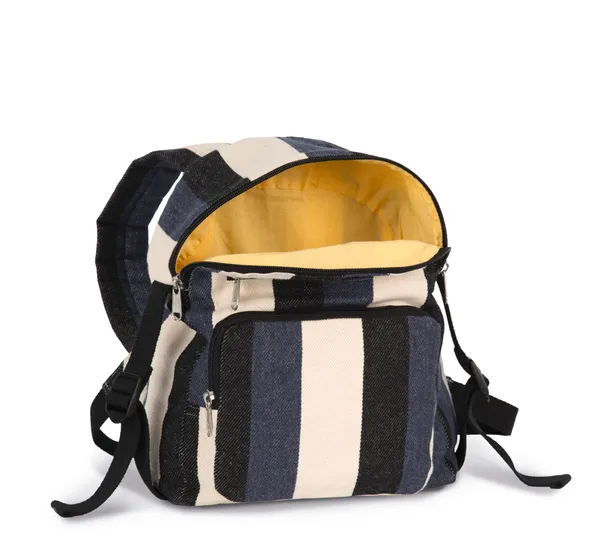 Recycled backpack - Striped pattern