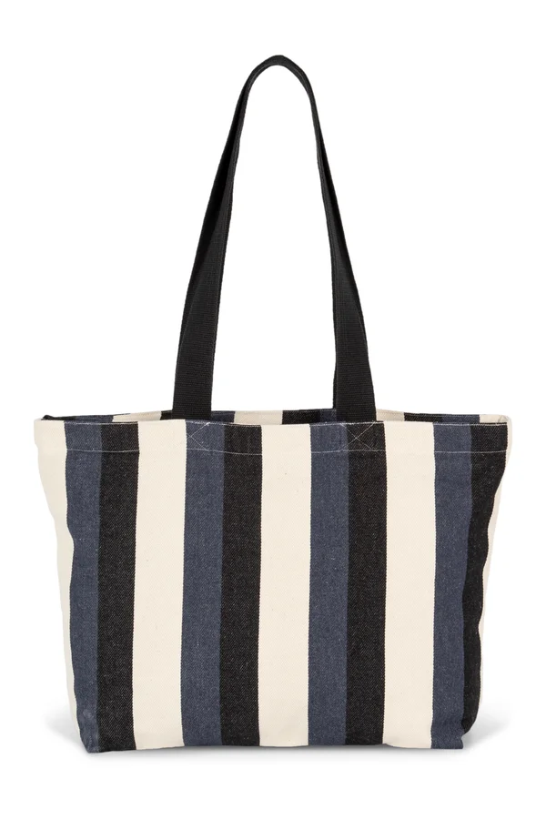 Recycelte Shoppingtasche – Streifenmuster Striped Marine