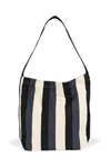 Recycelte Umhängetasche – Streifenmuster Striped Marine